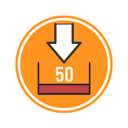 Mínimo de 50 unidades.